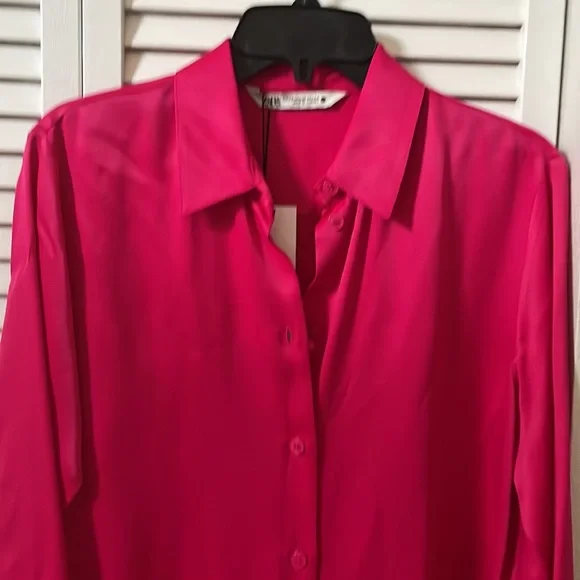 Zara Pink Blouse - Picture 2 of 3